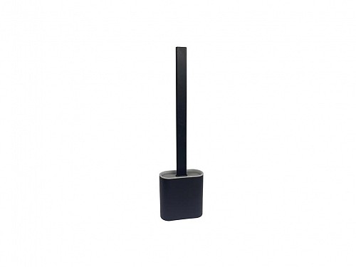 Πιγκάλ μπάνιου πλαστικό, σε μαύρο χρώμα, 9.8x4.3x36.5 cm