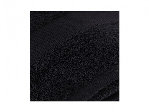 Πετσέτα σώματος από 100% βαμβάκι σε μαύρο χρώμα, 90x150x1 cm