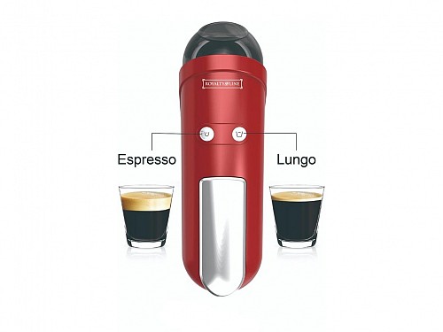 Royalty Line Καφετιέρα 20Bar, συμβατή με κάψουλες Nespresso, 900ml, 40x15x30 cm, RL-NES-4702RED