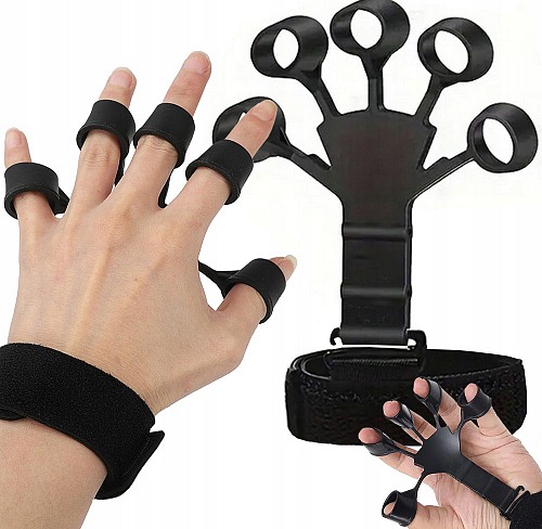 Finger and hand exerciser with resistance for hand and wrist strengthening, Finger trainer