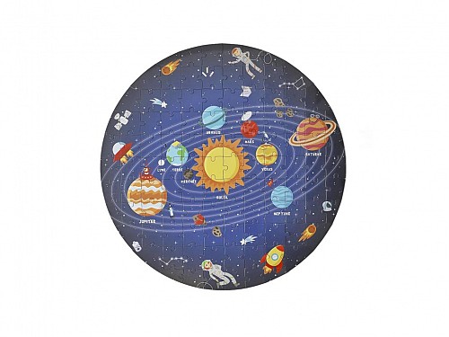 Solar system themed 100 piece educational puzzle suitable for ages 6+
